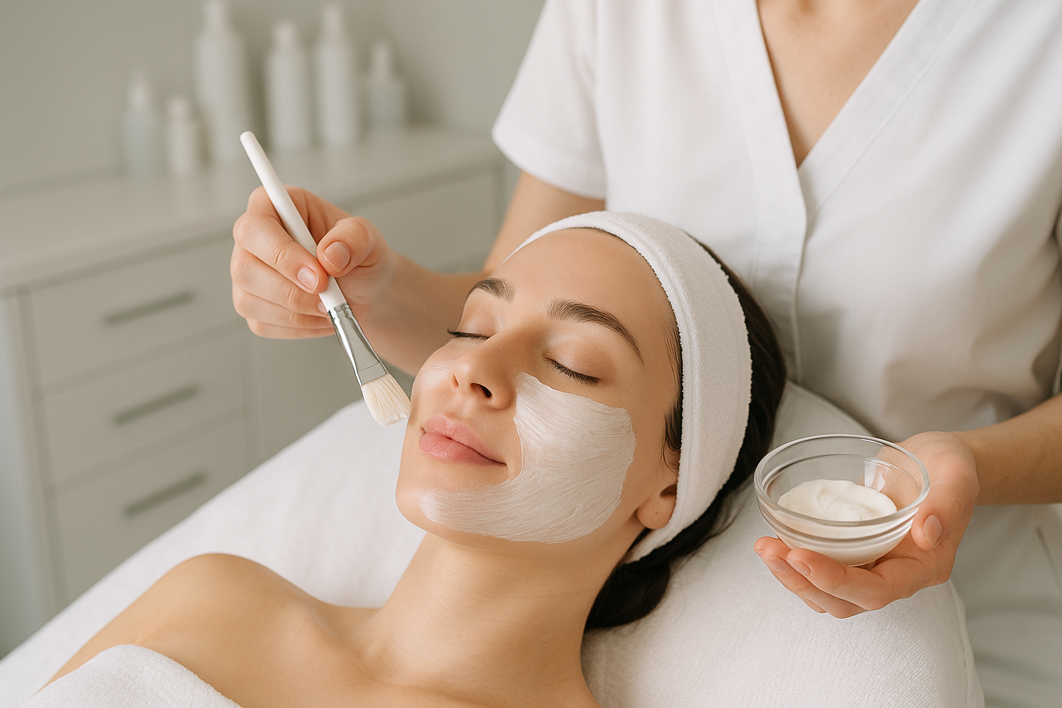 Professional cosmetology and facial treatments